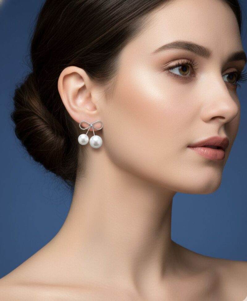 Pearl Stud Earring - Image 2